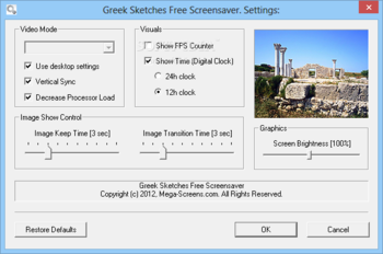 Greek Sketches Free Screensaver screenshot 2
