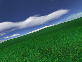 Green Fields 3D Screensaver screenshot 2