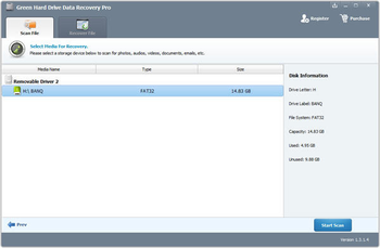 Green Hard Drive Data Recovery screenshot 3