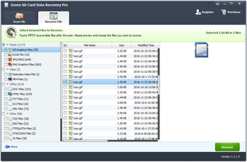 Green SD Card Data Recovery Pro screenshot 4