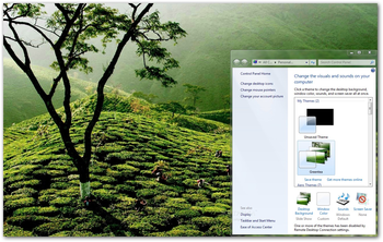 Green Tea Theme screenshot