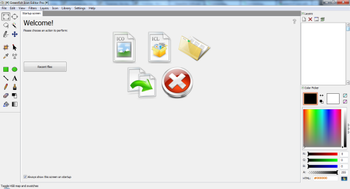 Greenfish Icon Editor Pro Portable screenshot