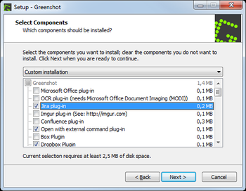 GreenShot Portable screenshot