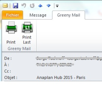 Greeny-Mail screenshot