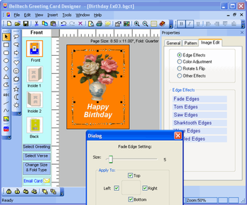Greeting Card Designer screenshot
