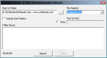 Grep File Search screenshot