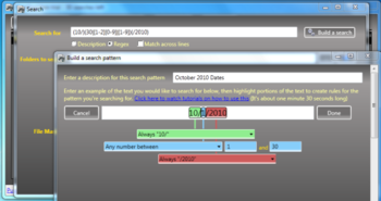 GrepTool screenshot 2