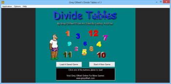 Grey Olltwit's Divide Tables screenshot