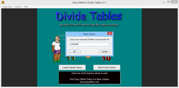 Grey Olltwit's Divide Tables screenshot 2