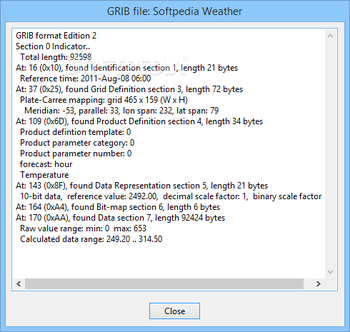 GRIB Viewer screenshot 5
