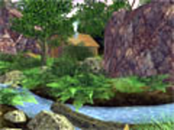 GrÃƒÂ¼nes Tal 3D Bildschirmschoner screenshot 2