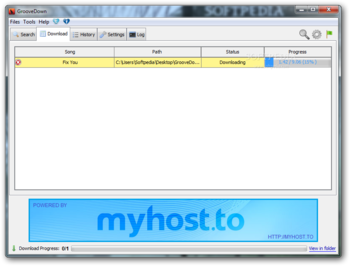 GrooveDown screenshot 2