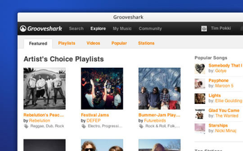 Grooveshark for Pokki screenshot