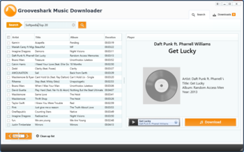 Grooveshark Music Downloader screenshot