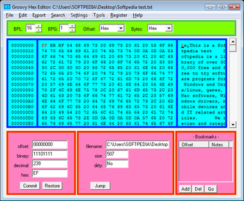 Groovy Hex Editor screenshot