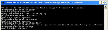 Group Net Send screenshot 2