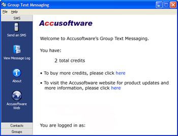 Group Text Messenger screenshot