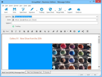 GroupMail Lite Edition screenshot 2