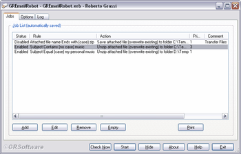 GRSoftware Email Robot screenshot 2