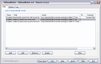 GRSoftware Email Robot screenshot 3