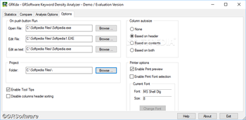 GRSoftware Keyword Density Analyzer screenshot 5