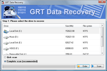 GRT FAT Data Recovery screenshot 2