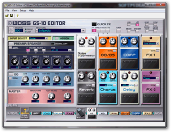 GS-10 Editor screenshot