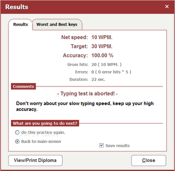 GS Typing Tutor screenshot 7