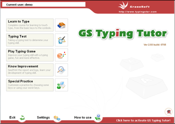 GS Typing Tutor Network screenshot 2