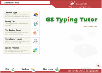 GS Typing Tutor Network screenshot 3