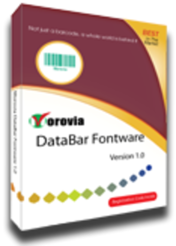 GS1 DataBar Fontware screenshot
