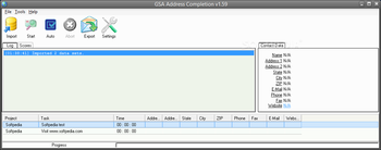 GSA Address Completion screenshot