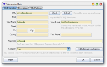 GSA Auto Website Submitter screenshot 6