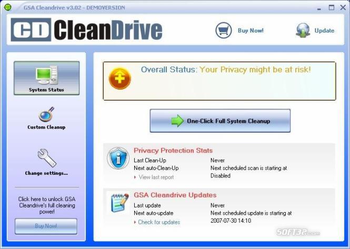 GSA Cleandrive screenshot 2