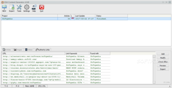 GSA Content Generator screenshot
