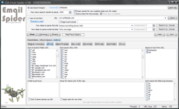 GSA Email Spider screenshot 4
