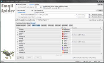 GSA Email Spider screenshot 5