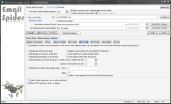GSA Email Spider screenshot 7