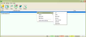 GSA Email Verifier screenshot 2