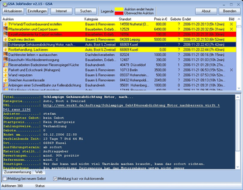 GSA JobFinder screenshot