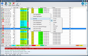 GSA Proxy Scraper screenshot