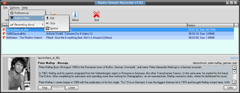 GSA Radio Stream Recorder screenshot 3