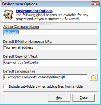 GSfx Wizard screenshot 2