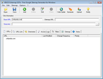 Gsitemap screenshot