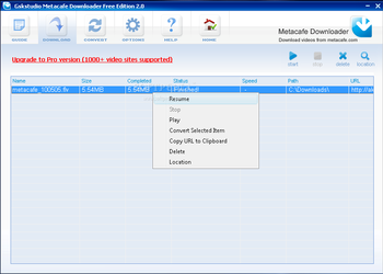 Gskstudio Metacafe Downloader screenshot 2