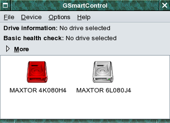 GSmartControl screenshot 2