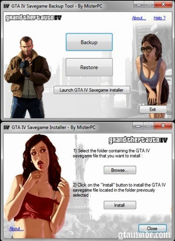 GTA 4 SaveGame Backup Tool Installer screenshot