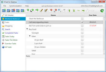 GTask for Desktop screenshot 2