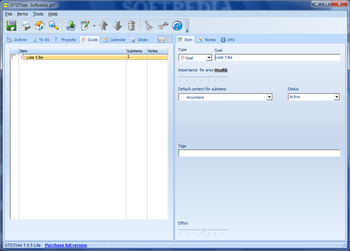 GTD Tree screenshot 4