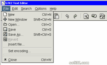 GTK2 Text Editor screenshot
